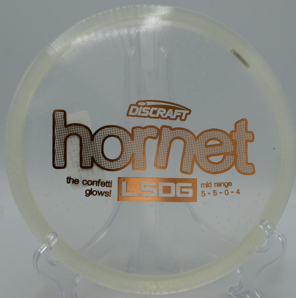 Discraft Hornet controlled 260-foot backhand hyzer at Maple Hill Disc Golf Course in Leicester, Massachusetts