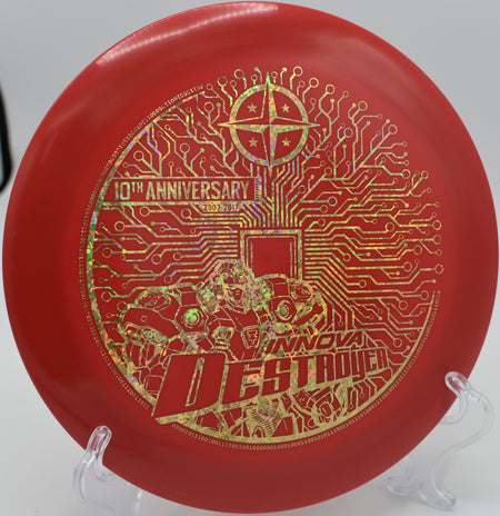 "10-Year Star Destroyer disc available for sale at Flexline Discs, shipping to Los Angeles, CA."
