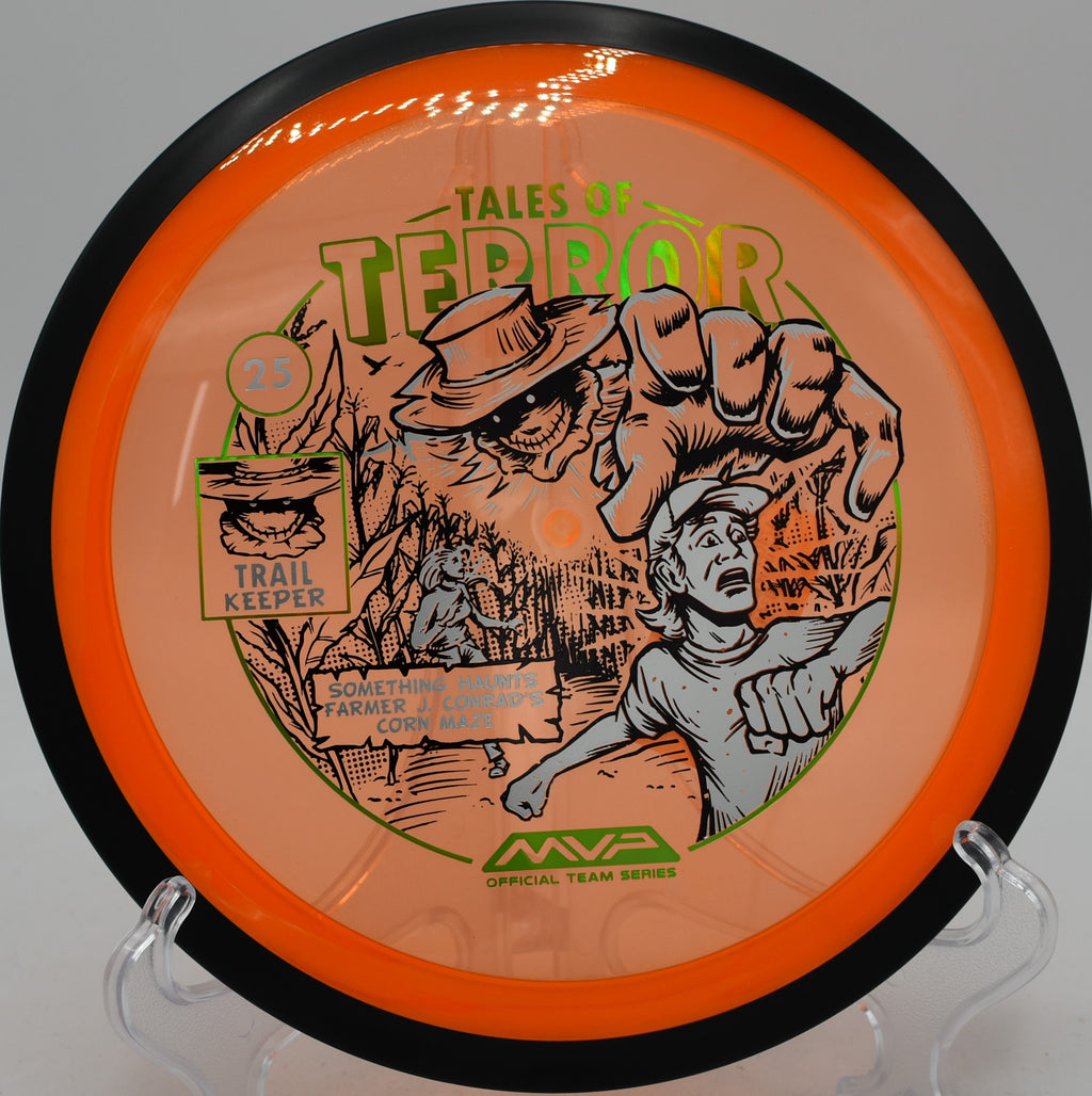 MVP Proton Trail – Halloween stamp carving a smooth glide at SeaTac Disc Golf Course, WA.