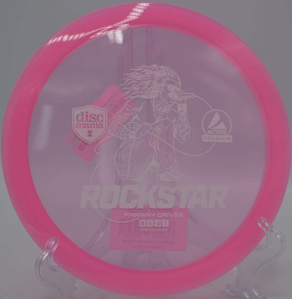 Discmania Active Premium Rockstar control driver carving hyzer flips at Morley Field Disc Golf Course in San Diego, California.