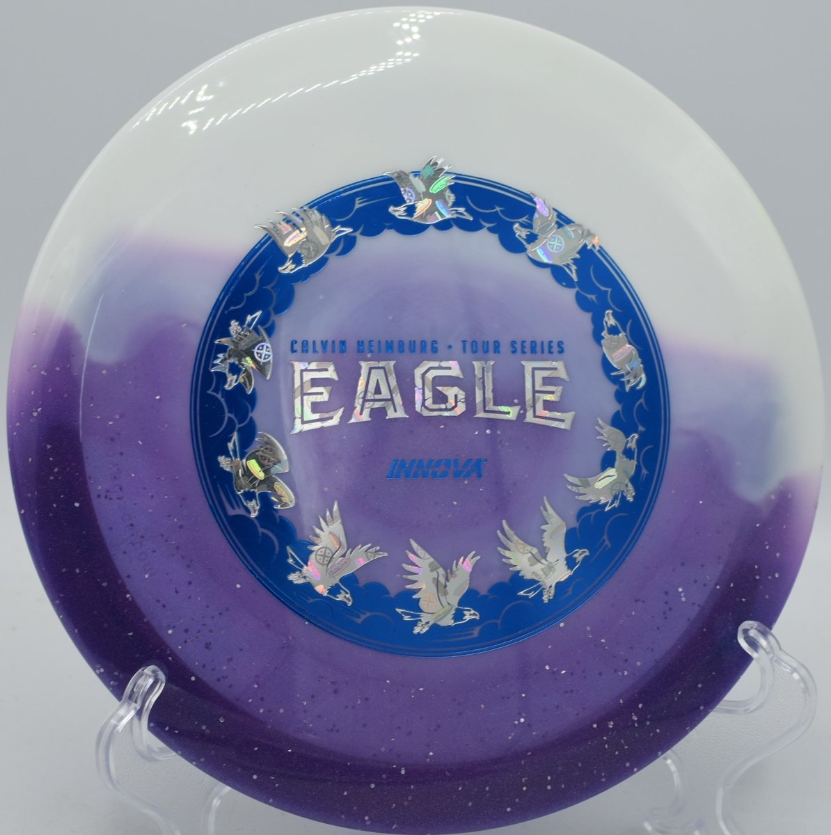 Calvin Heimburg Eagle holding steady forehand lines at Cedar Hills Disc Golf Course, Raleigh, North Carolina