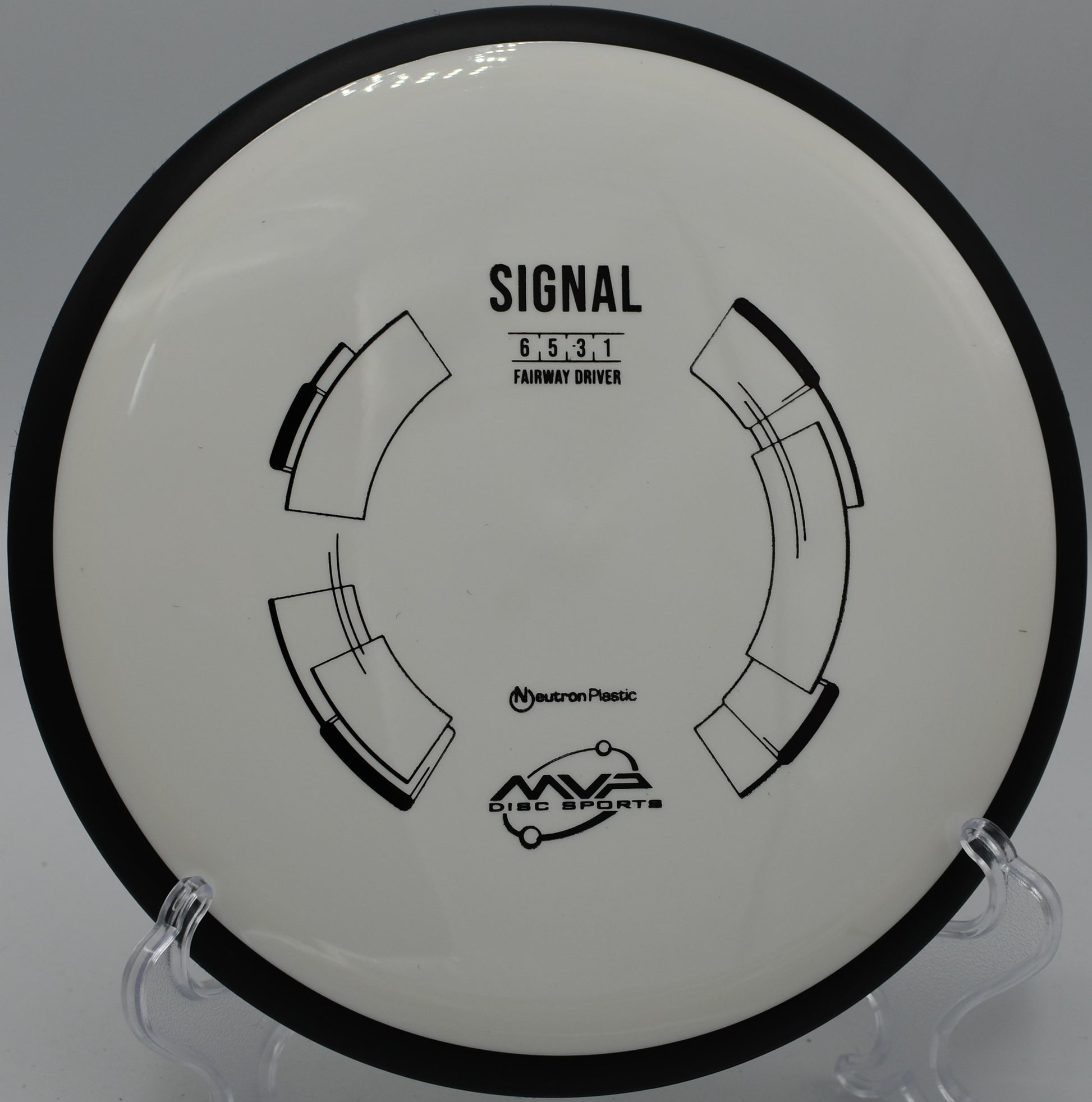 "Disc launching into a sharp s-curve as the Neutron Signal flies in San Diego."
