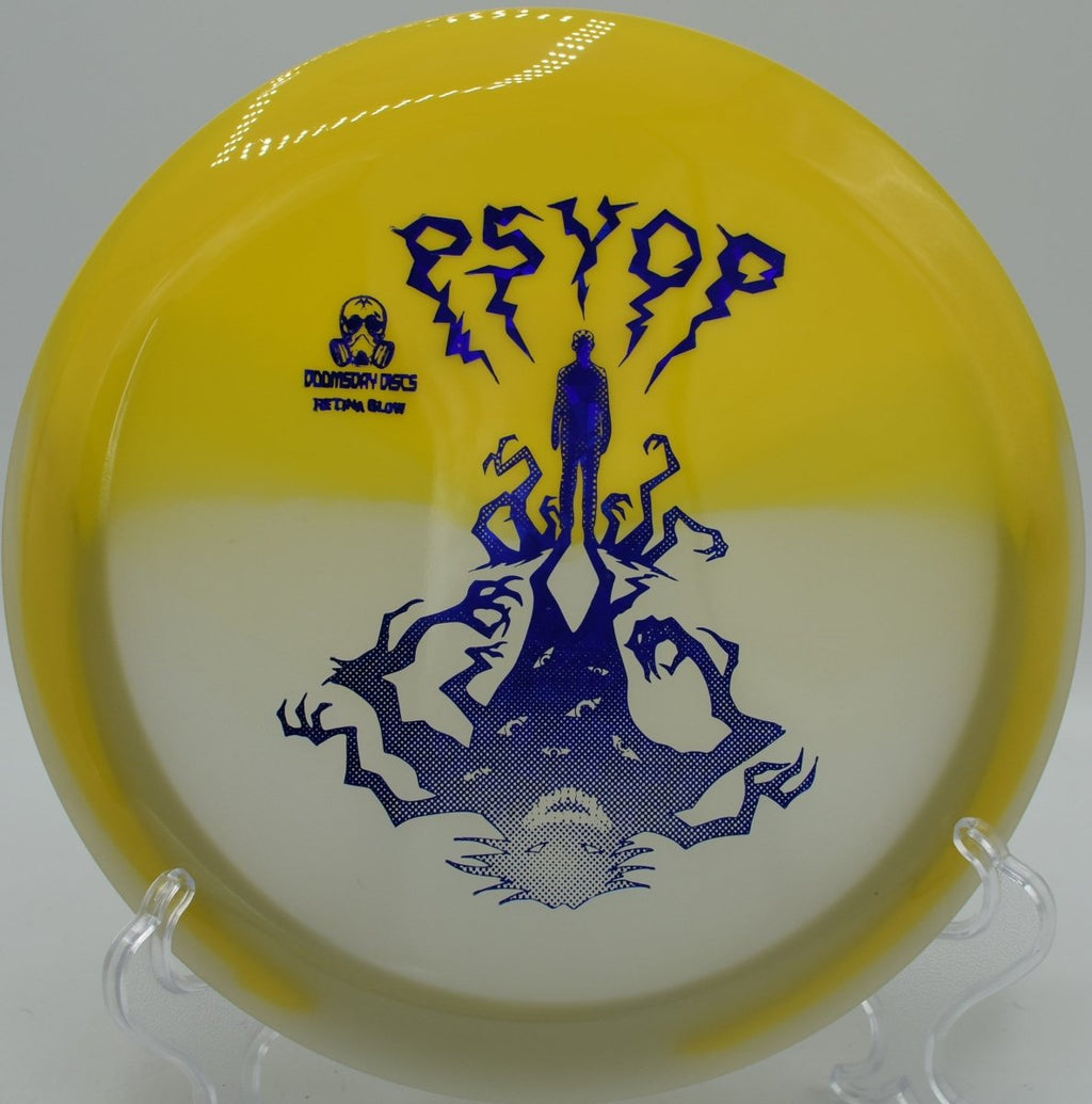 Thought Space PsyOps glide-driven placement shot at Rock Ridge Disc Golf Course in Pittsboro, North Carolina