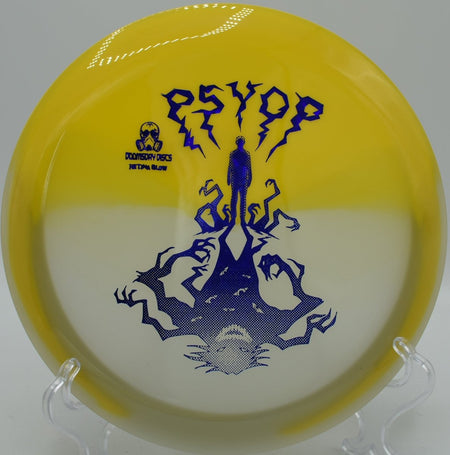 Thought Space PsyOps glide-driven placement shot at Rock Ridge Disc Golf Course in Pittsboro, North Carolina