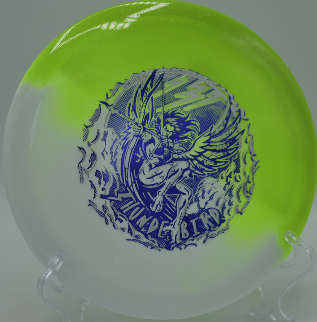 Duo Thunderbird threading a tight tunnel at Two Rivers DGC in Nashville, TN, maintaining a dead-straight line with predictable late fade.