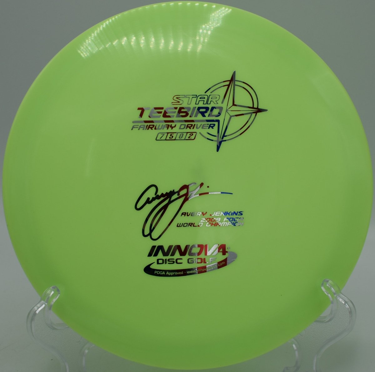 3 Line Avery Jenkins Star Teebird (Embossed)