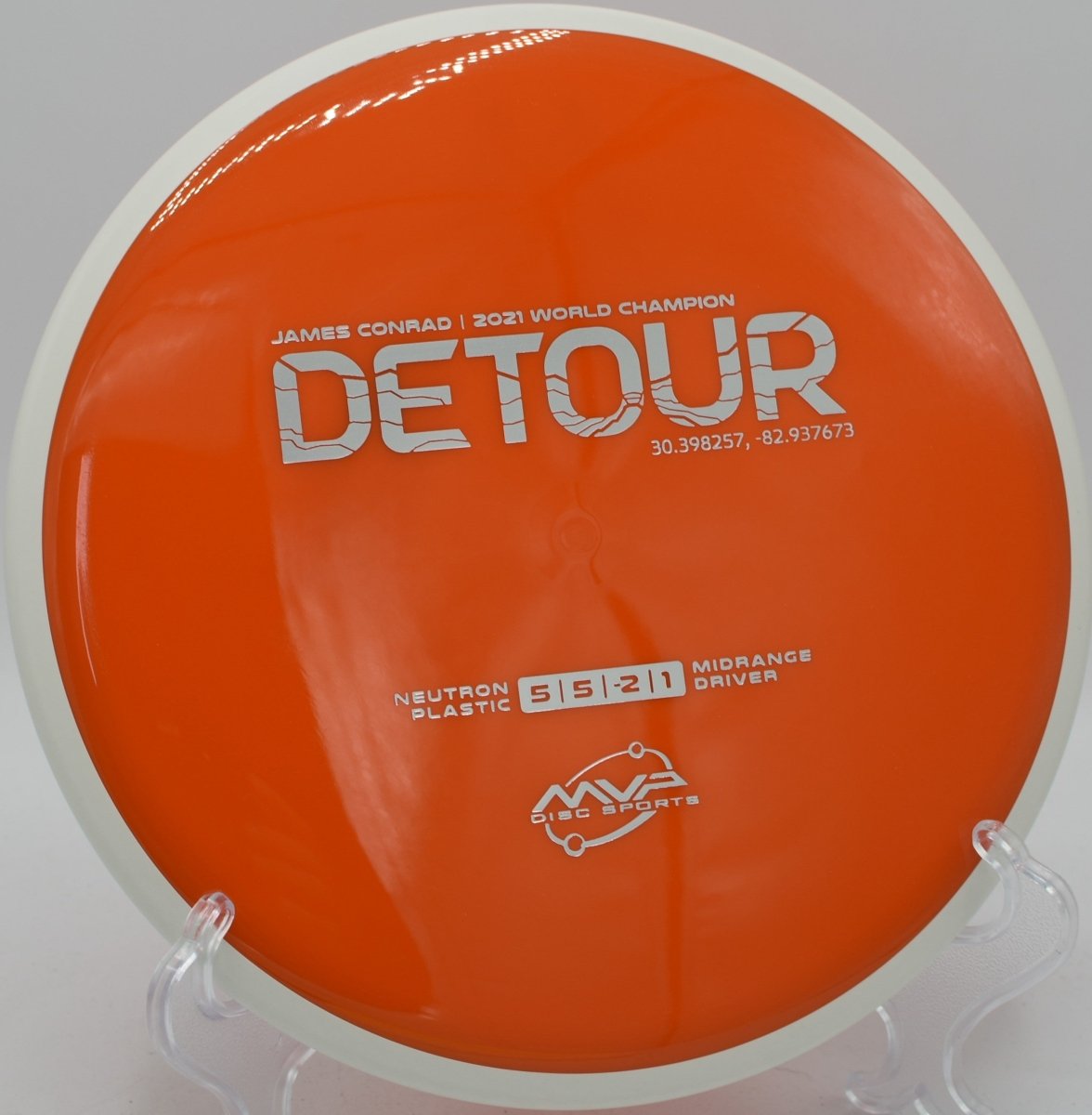MVP Neutron Detour displayed at Persimmon Ridge DGC, Greenbrier AR for versatile midrange control and glide