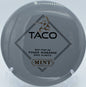 Apex Taco midrange from Mint Discs released on a smooth forehand line, delivering consistent stability at DeLaveaga Disc Golf Course in Santa Cruz, California