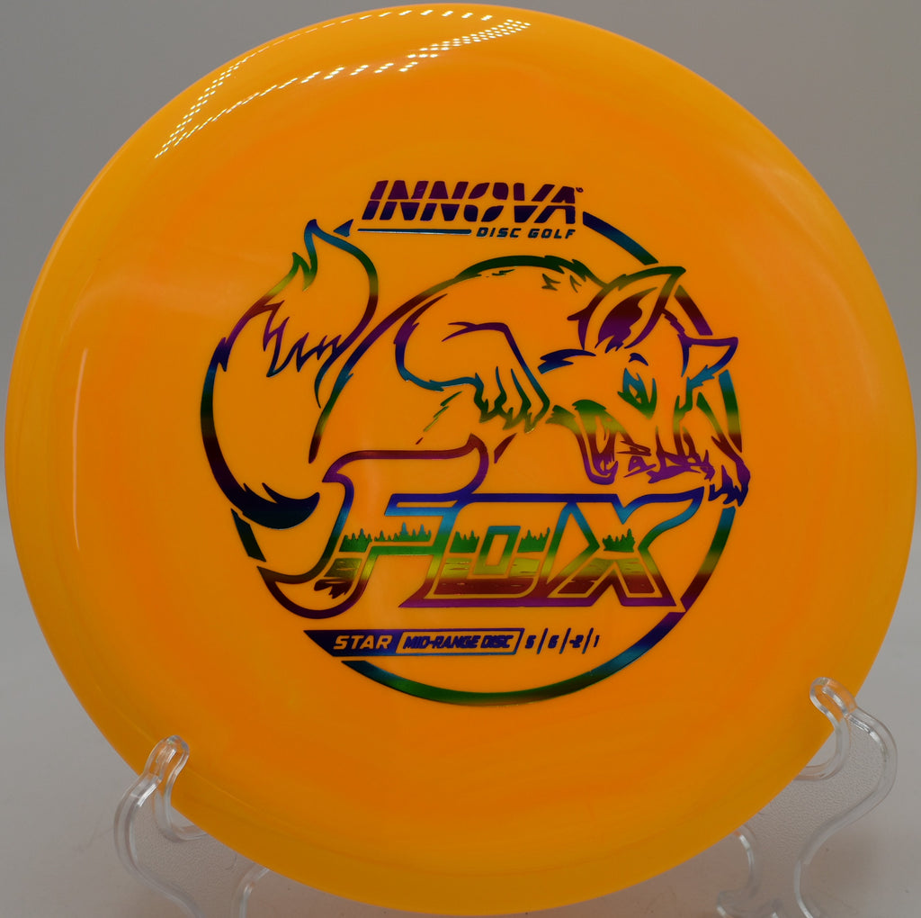 Innova Star Fox smooth hyzer release at Hornets Nest Park in Charlotte, North Carolina
