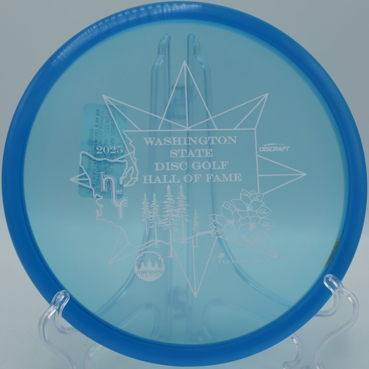 Crystal FLX Zone - WA State Disc Golf HOF Fundraiser - Flexline Discs - 34400721839869