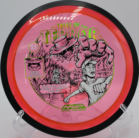 MVP Trail Halloween disc thrown with touch hyzer at Sand Springs Community Park in Oklahoma