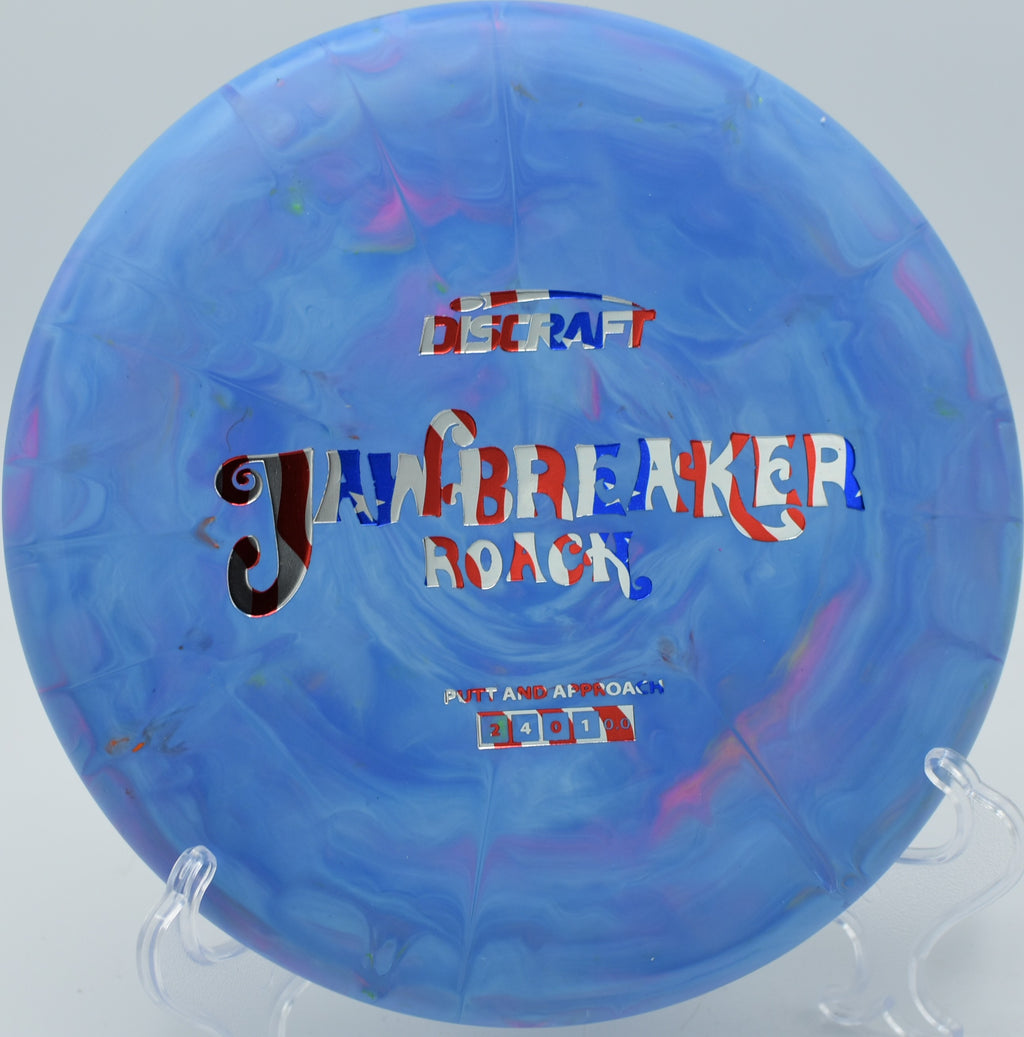 Discraft Roach in Jawbreaker – Neutral putter for touchy approaches at Hornets Nest DGC in North Carolina.

