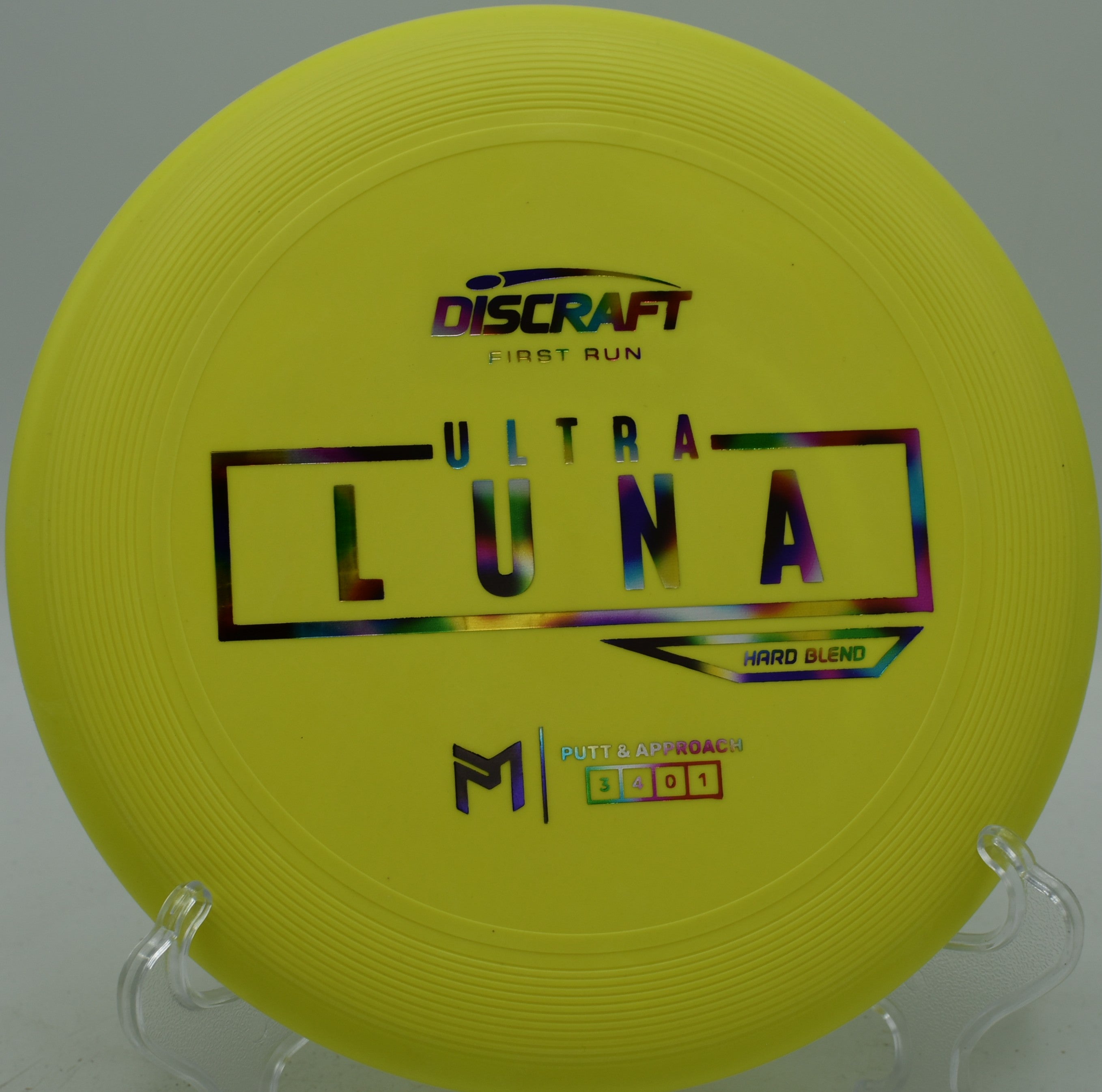 First Run Hard Blend UltraLuna at Toboggan DGC, Milford MI for dependable putting consistency