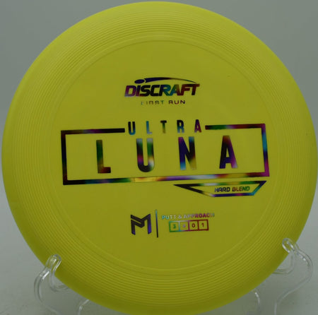 First Run Hard Blend UltraLuna at Toboggan DGC, Milford MI for dependable putting consistency