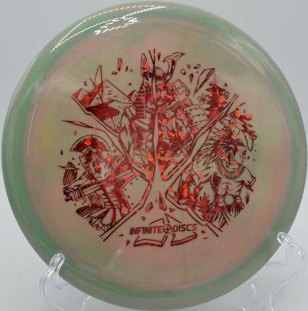 Dynasty controlled S-curve distance drive at Idlewild Disc Golf Course in Burlington, Kentucky