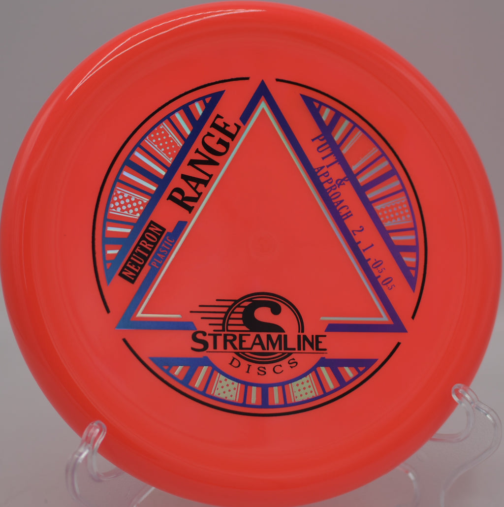 Neutron Range released forehand for a clean, neutral flight at Maple Hill Disc Golf Course in Leicester, Massachusetts.