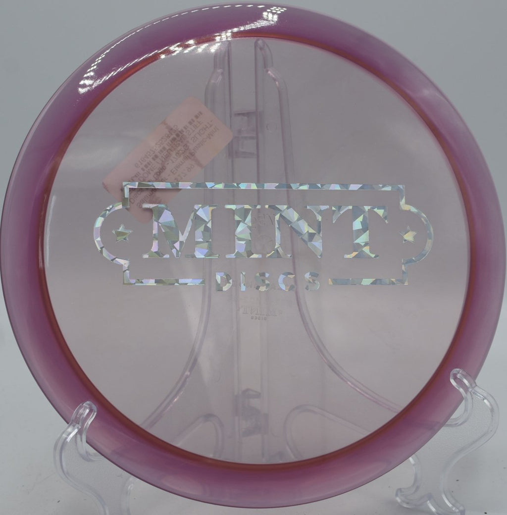 Mint Discs Eternal Salamander understable fairway driver gliding through trees at Roy G Guerrero Disc Golf Course in Austin Texas