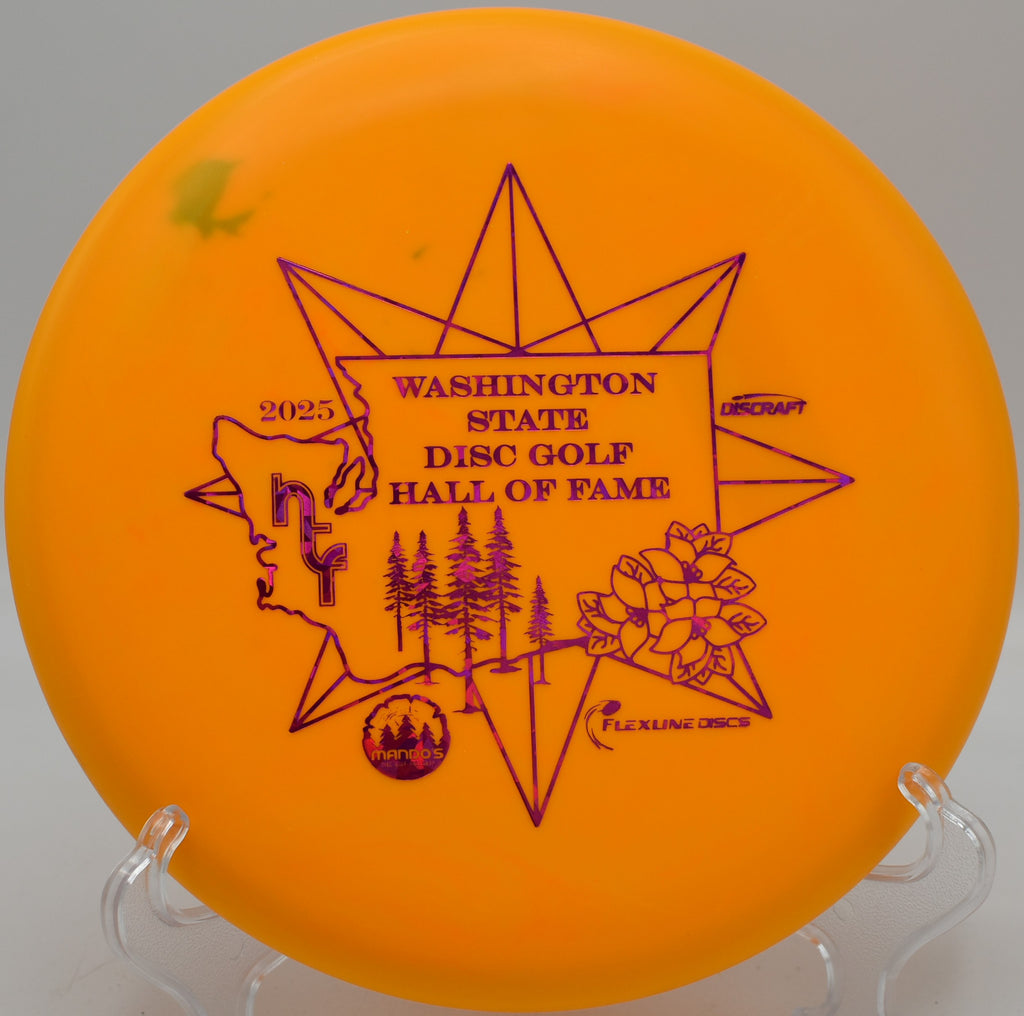 Putter Line Challenger releasing cleanly on a circle two bid at Idlewild Disc Golf Course in Burlington, Kentucky