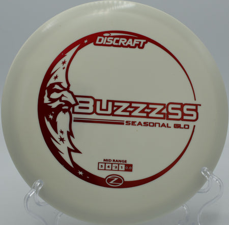 "At Lunar Park Disc Golf in Las Vegas, NV, GLO-Z BUZZZ SS lights up the course with a vibrant glow and dependable flight."
