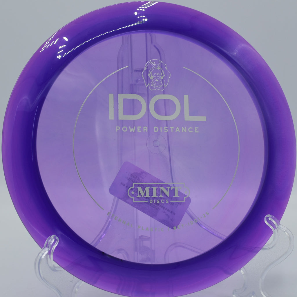 Mint Discs Idol distance driver holding its line and finishing strong at Trophy Lakes DGC in Johns Island, South Carolina, first run edition in premium plastic