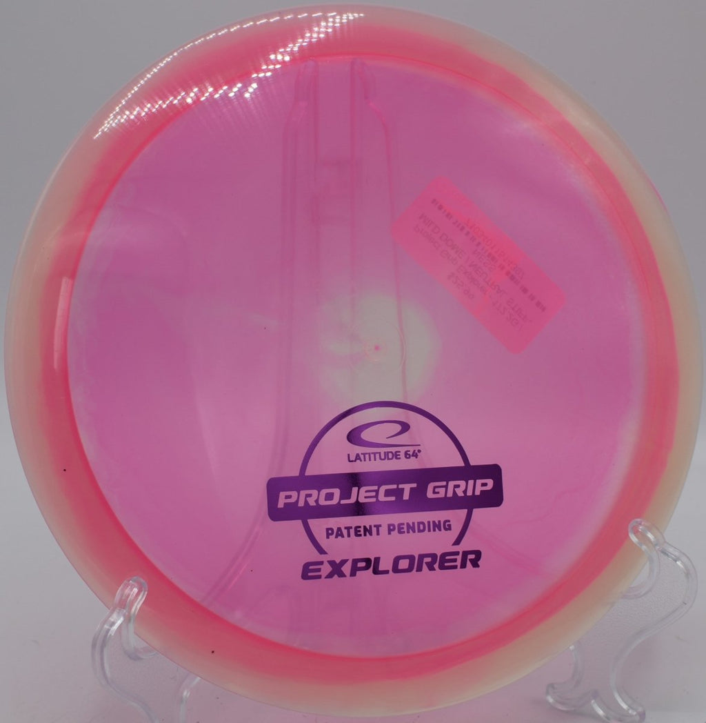 Project Grip Explorer accurate forehand control shot at Eagles Crossing Disc Golf Course in Hawk Point, Missouri