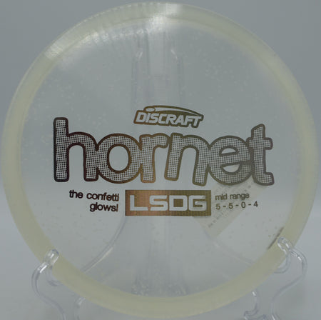 Ledgestone Season 1 CryZtal Hornet midrange drive on wooded fairway at Milo McIver State Park in Estacada, Oregon