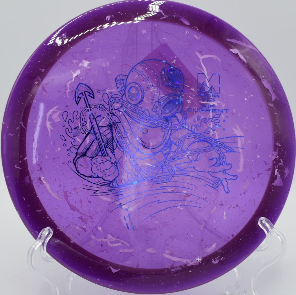 Marbled Clarus Rip Current pushing distance at Edgewater Disc Golf Course in Perry, Florida