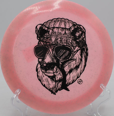 Metal Flake Glow C-Blend X-Out-Pharaoh high-speed disc golf driver shipped nationwide and popular on Michigan courses