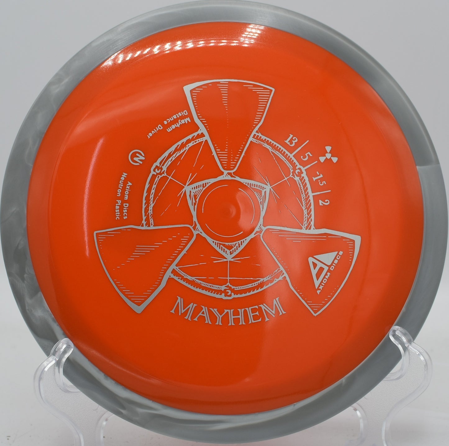 Mayhem in Neutron plastic flying flat and fast before finishing left at Lincoln Ridge in Kentucky.

