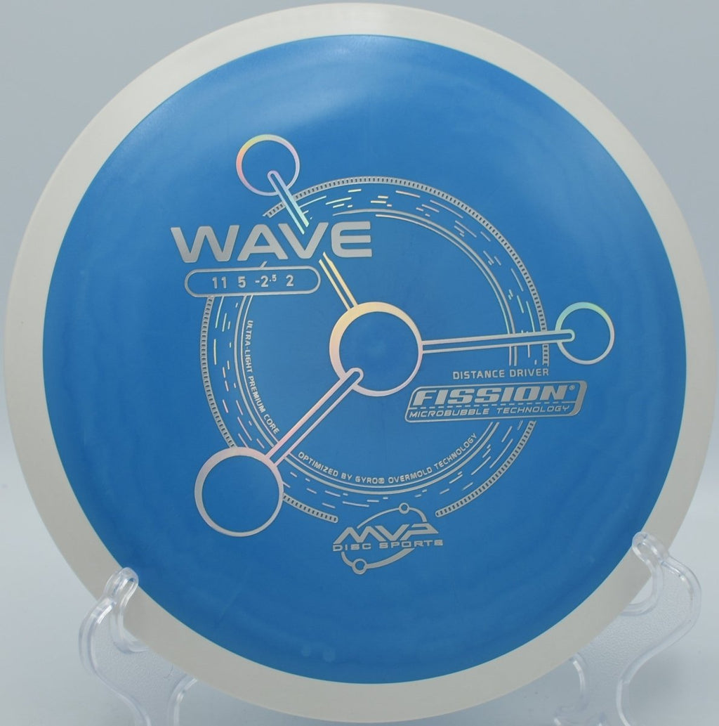 Fission Wave long drifting anhyzer at Harmon Hills Disc Golf Course in Fall Branch, Tennessee