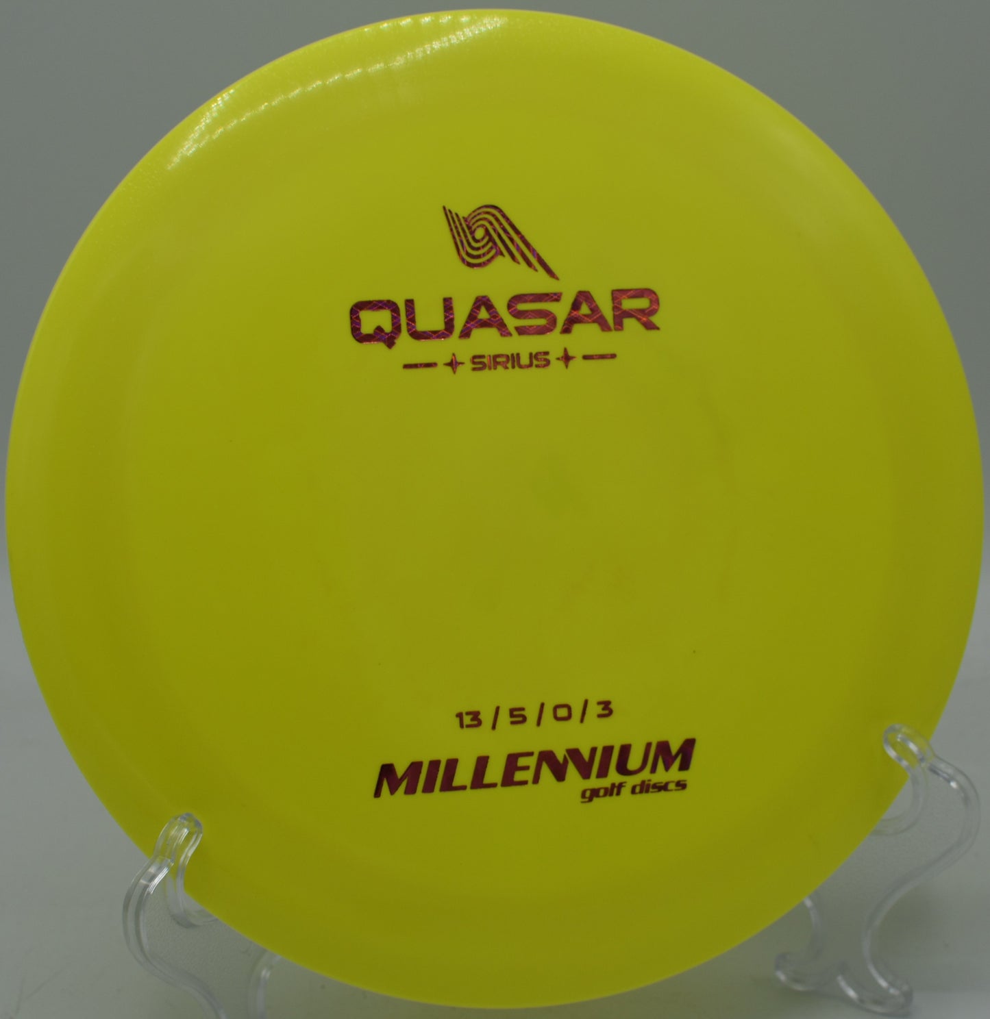 Millennium Sirius Quasar holding torque on a downhill bomb at DeLaveaga Disc Golf Course in Santa Cruz, California.

