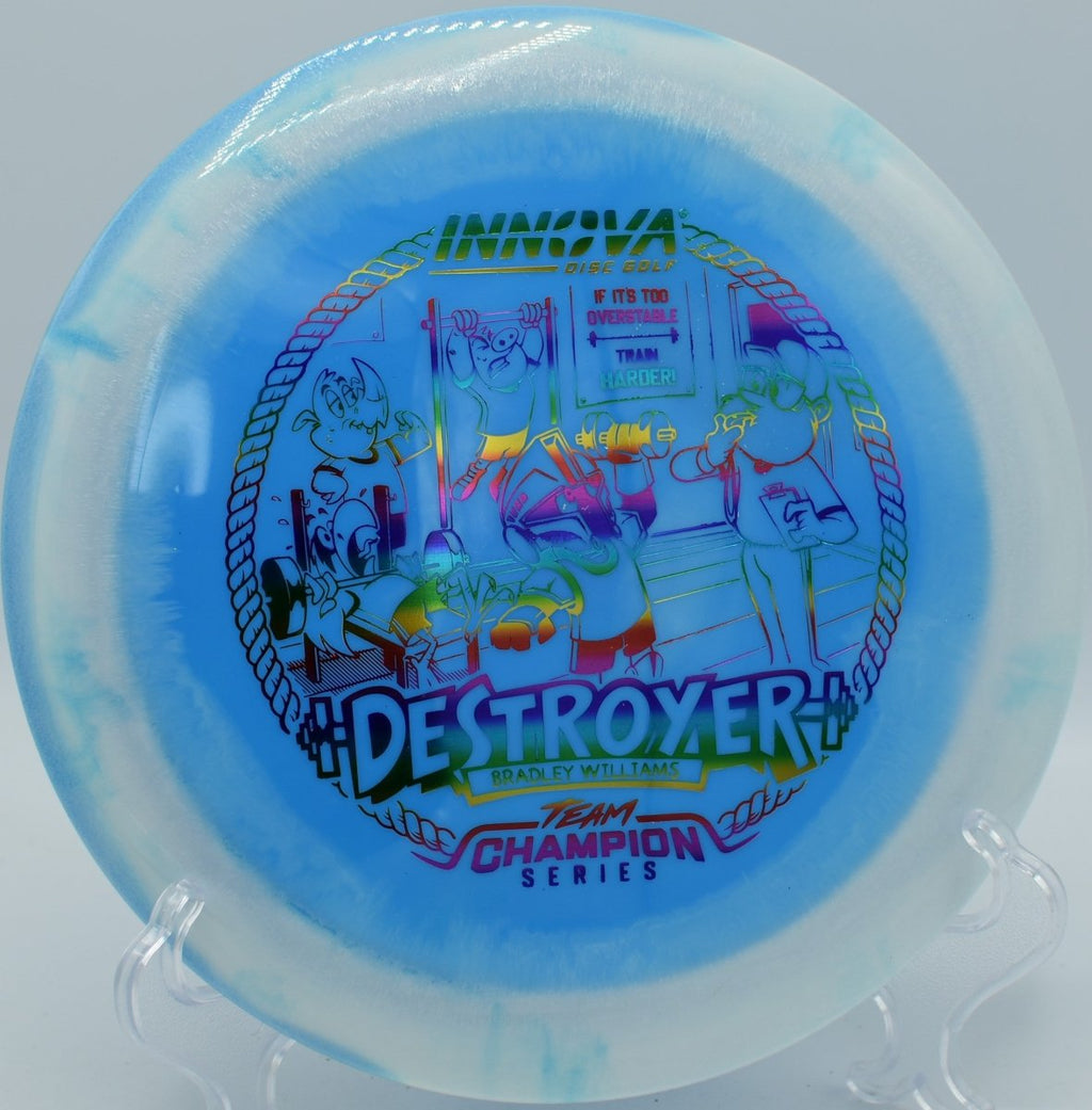 Bradley Williams Halo Star Baby Destroyer lightweight driver carving long flex at Nevin Park Disc Golf Course North Carolina