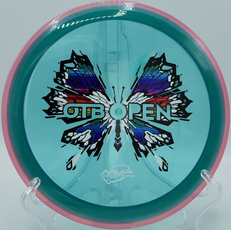 MVP Prism Proton Insanity Soft glide-heavy drive at Trophy Club Disc Golf Course in Trophy Club, Texas