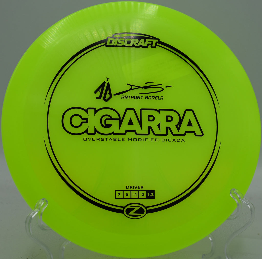 Discraft Cigarra released backhand with touch at Trophy Club Park in Roanoke, Texas

