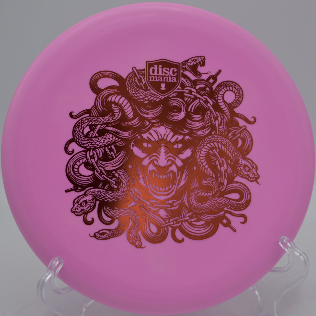 Soft Exo Lumen Link Medusa Edition beaded putter glowing through the dark fairways at Water Works Park Disc Golf Course in Kansas City, Missouri.