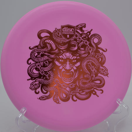 Soft Exo Lumen Link Medusa Edition beaded putter glowing through the dark fairways at Water Works Park Disc Golf Course in Kansas City, Missouri.