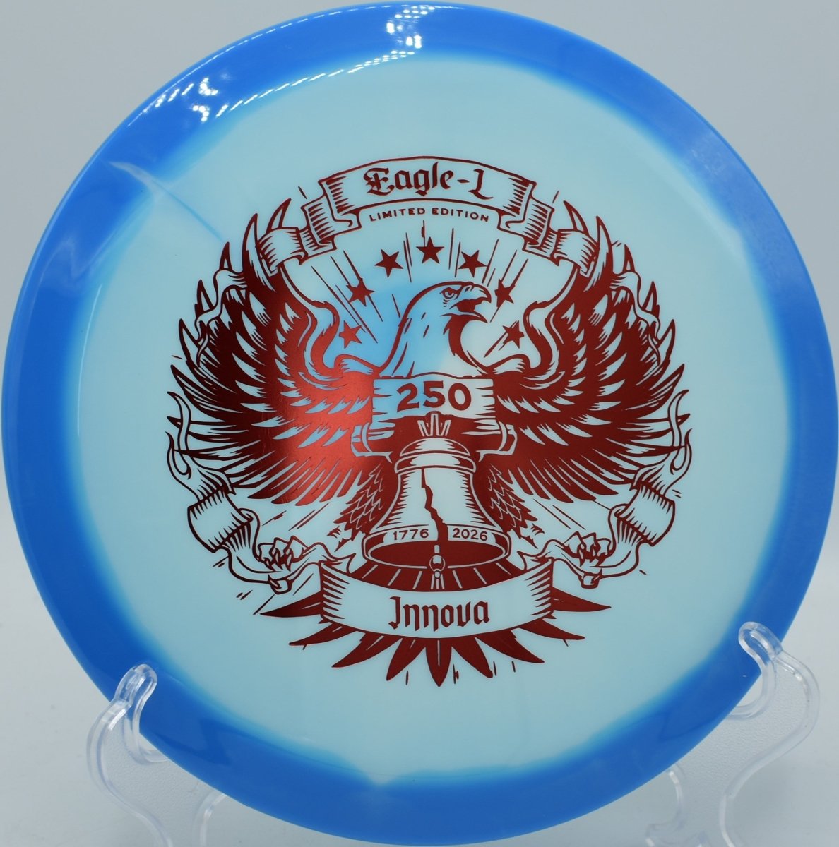 Fourth of July Eagle-L at Trophy Club DGC, Trophy Club TX for shaping precise lines