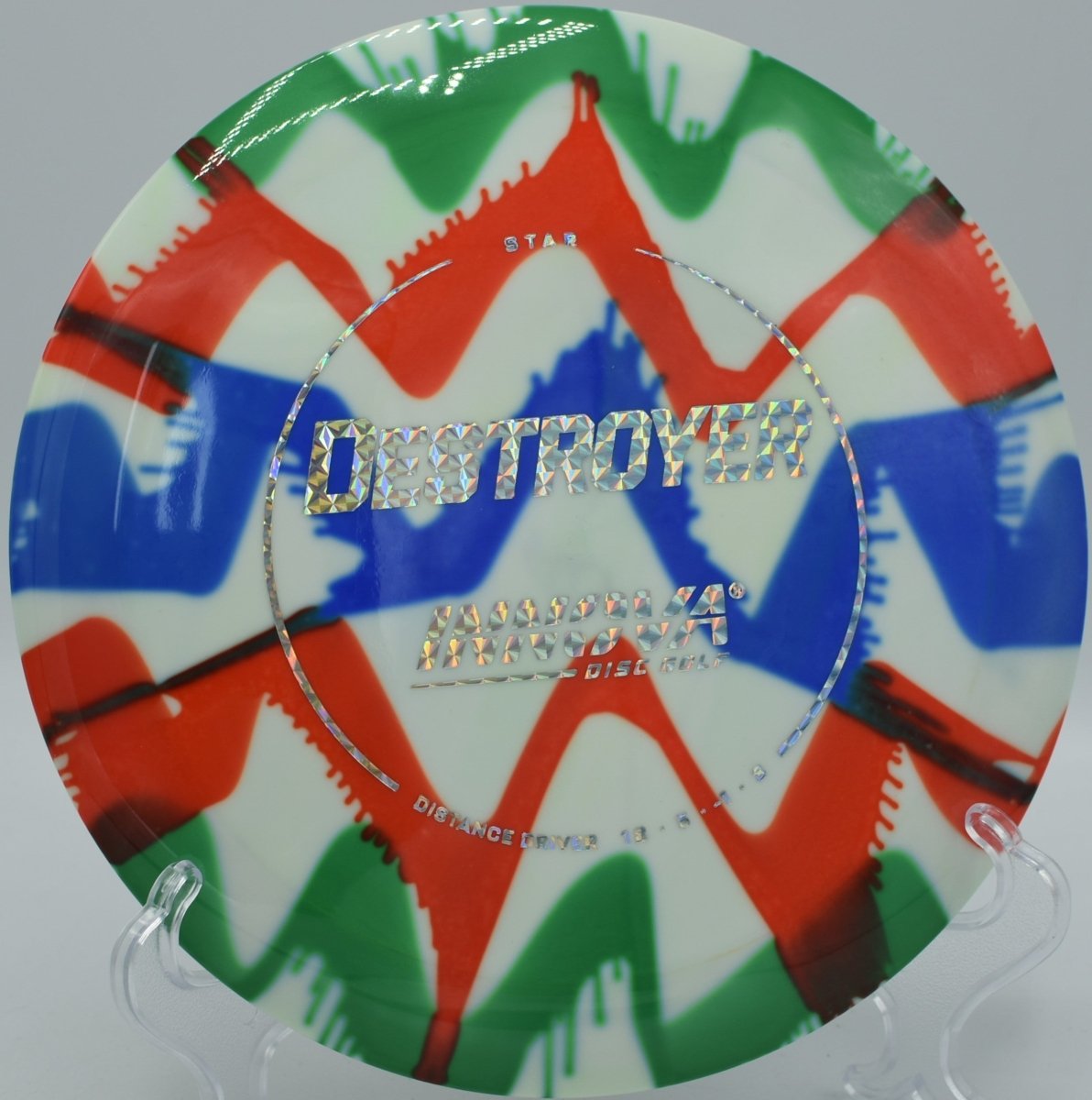 Innova I-Dye Star Destroyer featured at Milo McIver DGC, Estacada OR for forehand distance lines