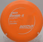 Innova JK Pro Aviar-X grippy approach putter flying straight at DeLaveaga Disc Golf Course in Santa Cruz, California