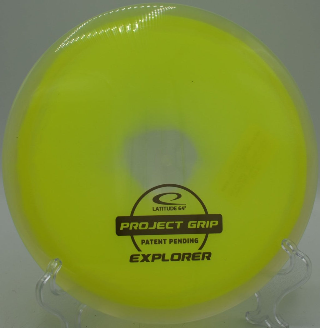 Explorer stable S-curve flight finishing center fairway at Blue Ribbon Pines Disc Golf Course in East Bethel, Minnesota