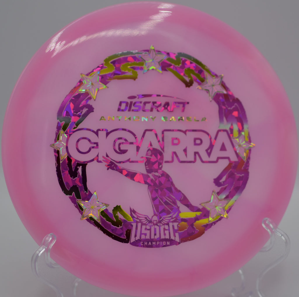 Z-Swirl Cigarra featured in the woods at Two Mile Run DGC in Franklin, PA, perfect for shaping precision fairway lines.