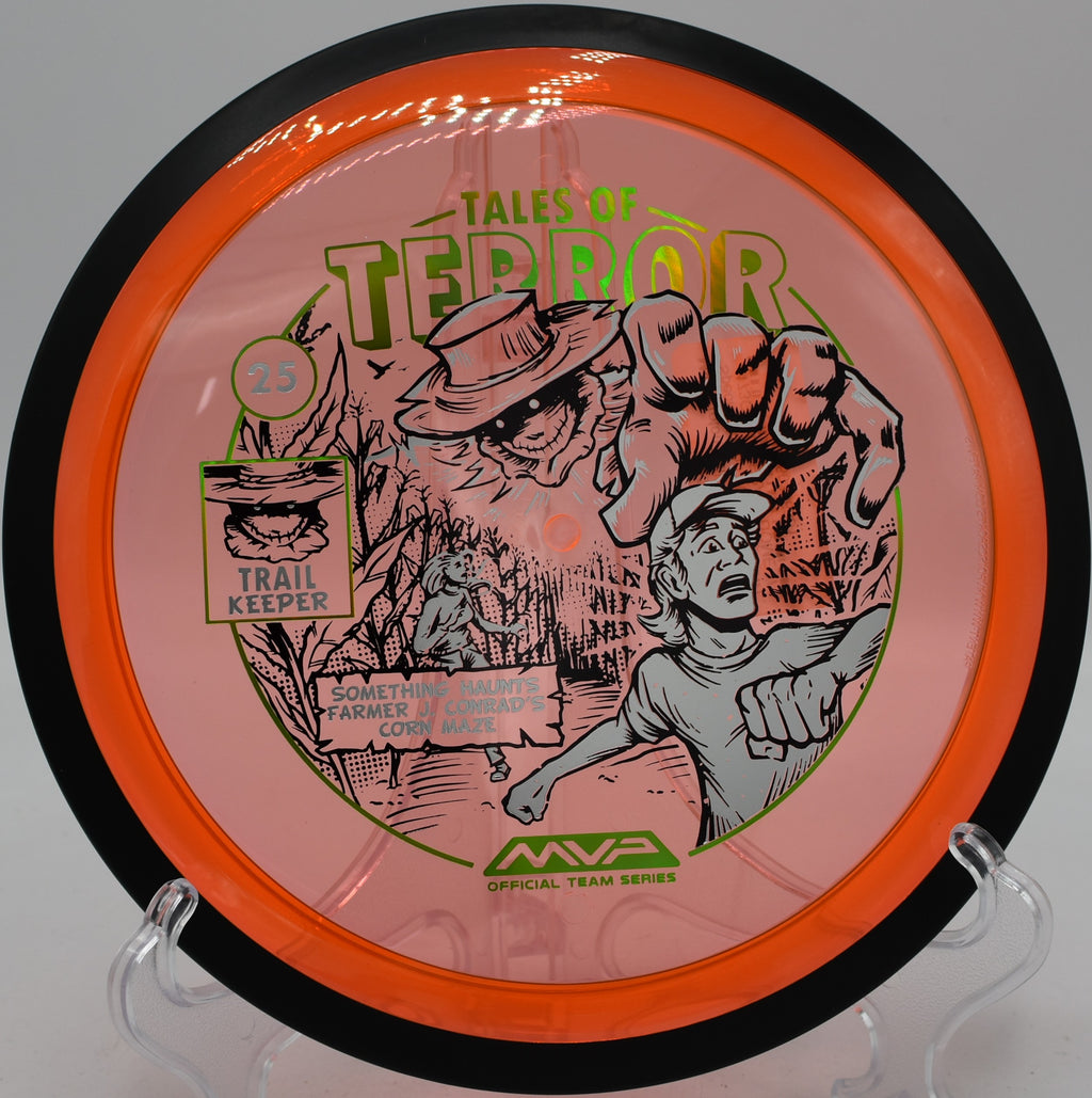 MVP Trail 2025 Halloween disc holding a flex line at Smugglers’ Notch, Jeffersonville, VT.