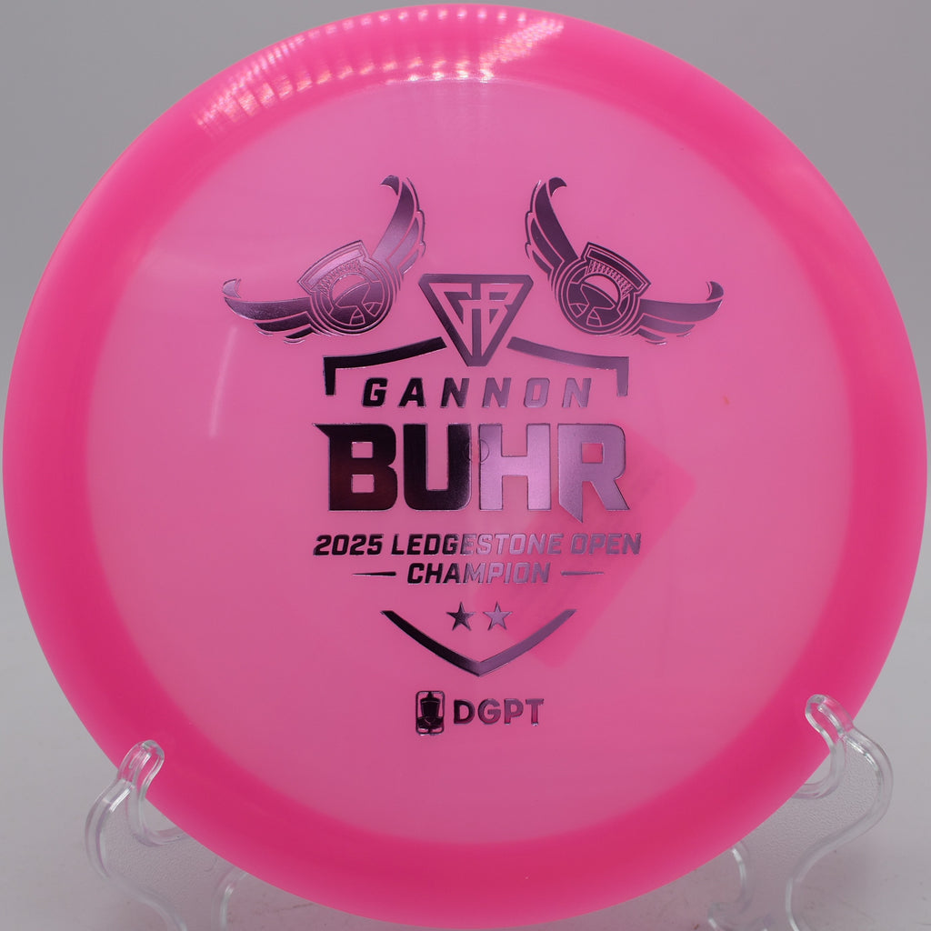 Glow TD shining in night play at Fountain Hills Disc Golf Park in Fountain Hills, Arizona