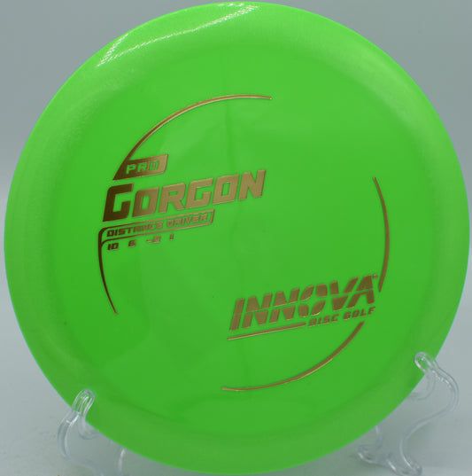 A disc golfer executing a smooth turnover shot with a Pro Gorgon at West Park Disc Golf Course in Joliet, Illinois.