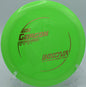 A disc golfer executing a smooth turnover shot with a Pro Gorgon at West Park Disc Golf Course in Joliet, Illinois.
