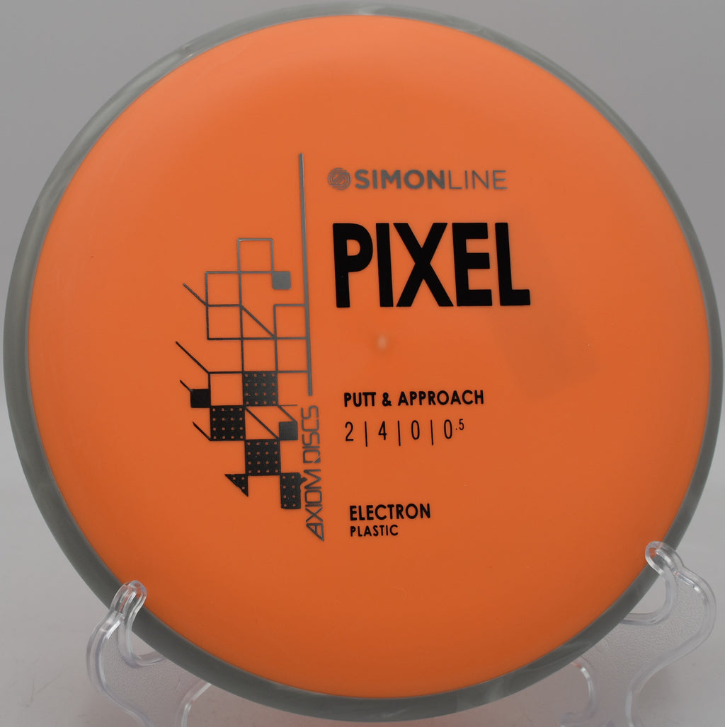 MVP Pixel in Electron plastic landing softly on sloped terrain at Hornets Nest Park in Charlotte, North Carolina.


