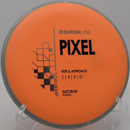 MVP Pixel in Electron plastic landing softly on sloped terrain at Hornets Nest Park in Charlotte, North Carolina.

