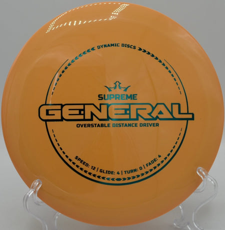 Supreme General wind-fighting distance drive at Eagles Crossing Disc Golf Course in Hawk Point, Missouri