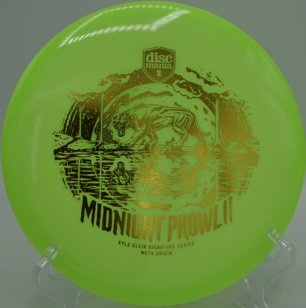 Midnight Prowl 2 Meta Origin released on a buttery hyzer-flip angle at DeLaveaga Disc Golf Course in Santa Cruz, California.