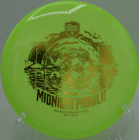 Midnight Prowl 2 Meta Origin released on a buttery hyzer-flip angle at DeLaveaga Disc Golf Course in Santa Cruz, California.